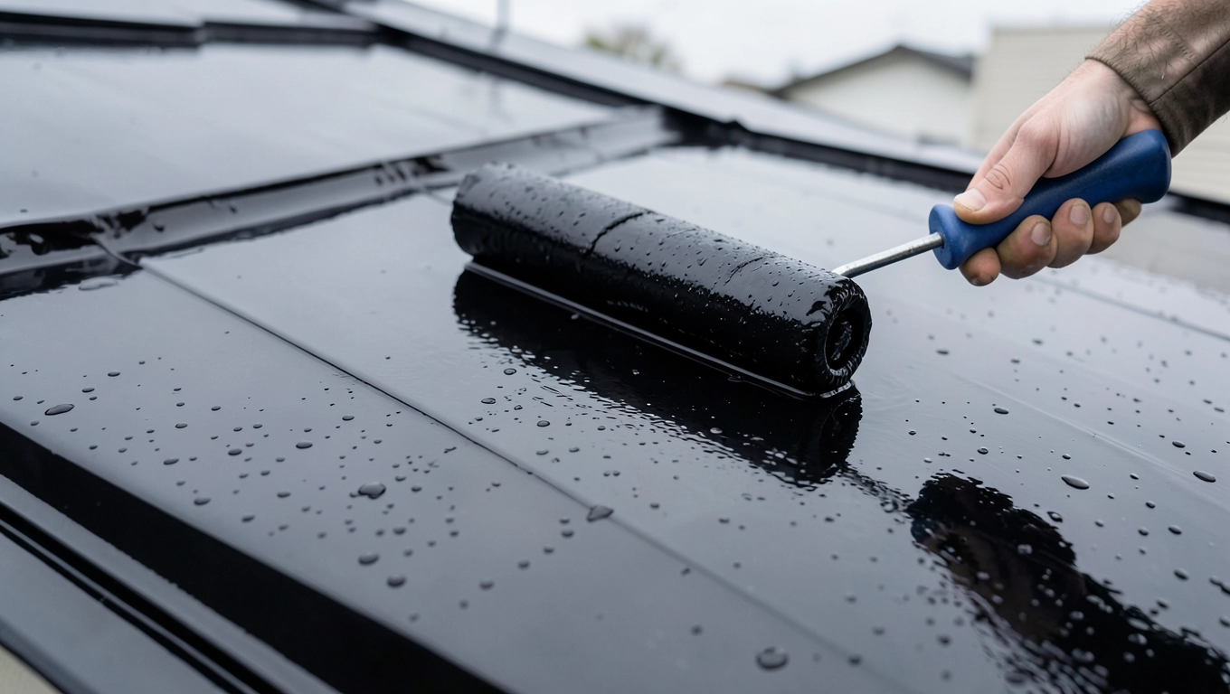 folia w płynie na dach