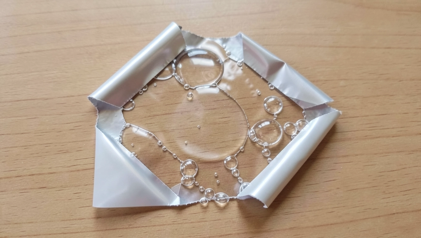 jak przykleić folię samoprzylepną