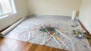 folia malarska na podłogę