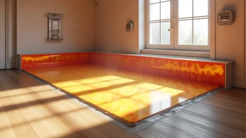 Jaka moc folii grzewczej pod panele winylowe