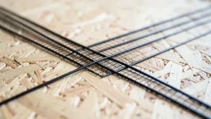 montaż folii grzewczej na płycie osb