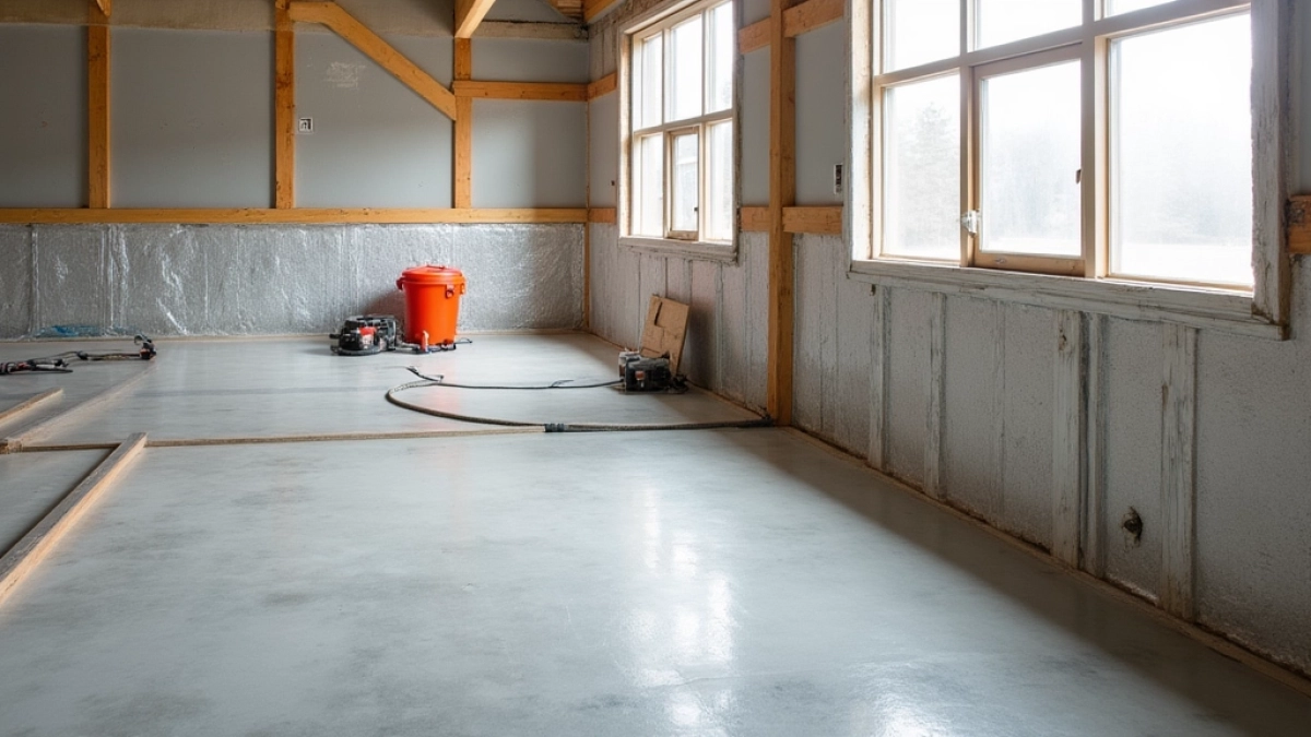 Układanie folii i styropianu pod wylewki cena